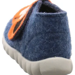 Fischer Markenschuh Hausschuh Flexi blau Clearance