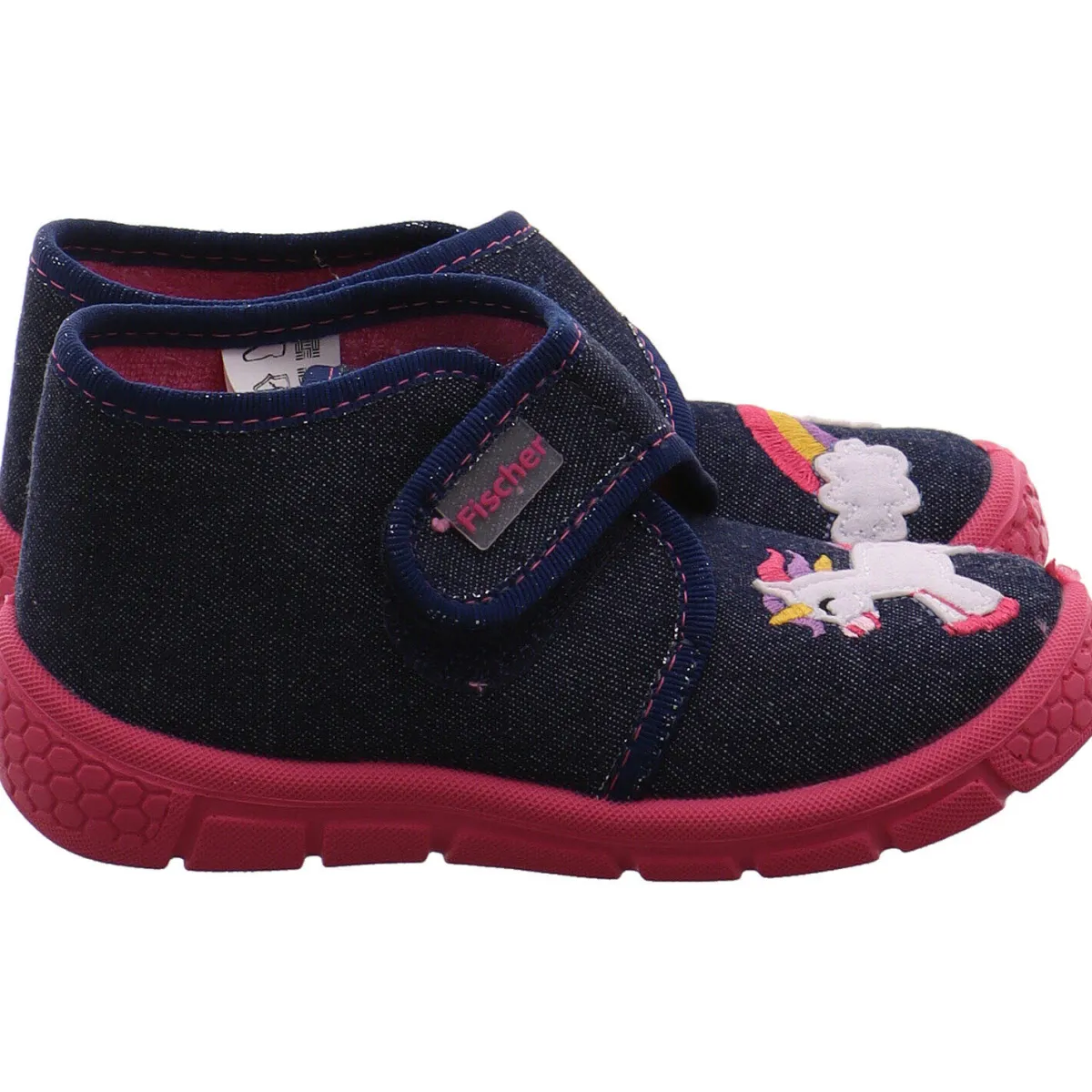 Fischer Markenschuh Hausschuh Honey blau New