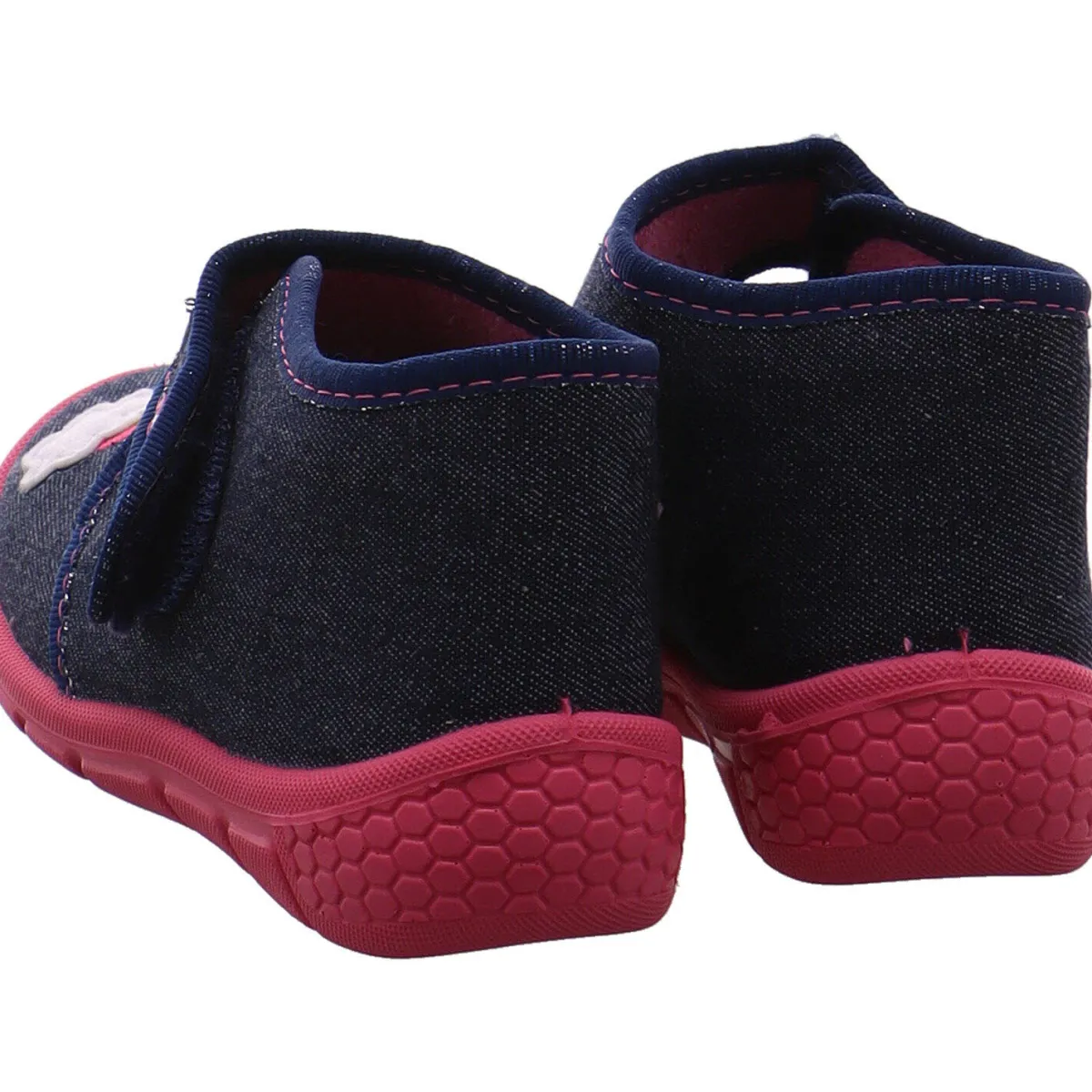 Fischer Markenschuh Hausschuh Honey blau New