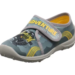 Fischer Markenschuh Hausschuh Boogy grau Outlet