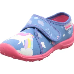 Fischer Markenschuh Hausschuh Einhorn blau Sale