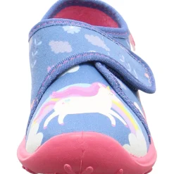 Fischer Markenschuh Hausschuh Einhorn blau Sale