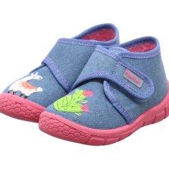 Fischer Markenschuh Hausschuh Honey blau Online