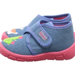 Fischer Markenschuh Hausschuh Honey blau Online