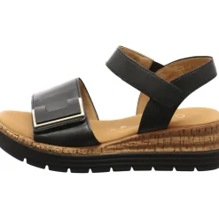 Gabor Keilsandalette schwarz Clearance