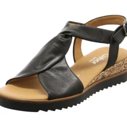 Gabor Keilsandalette schwarz Clearance