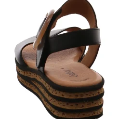 Gabor Keilsandalette schwarz Best