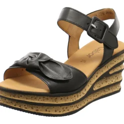 Gabor Keilsandalette schwarz Clearance