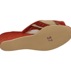 Helmut Trunte Hausschuh rot Clearance