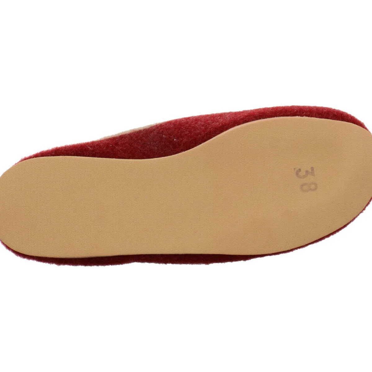 Helmut Trunte Hausschuh rot Clearance