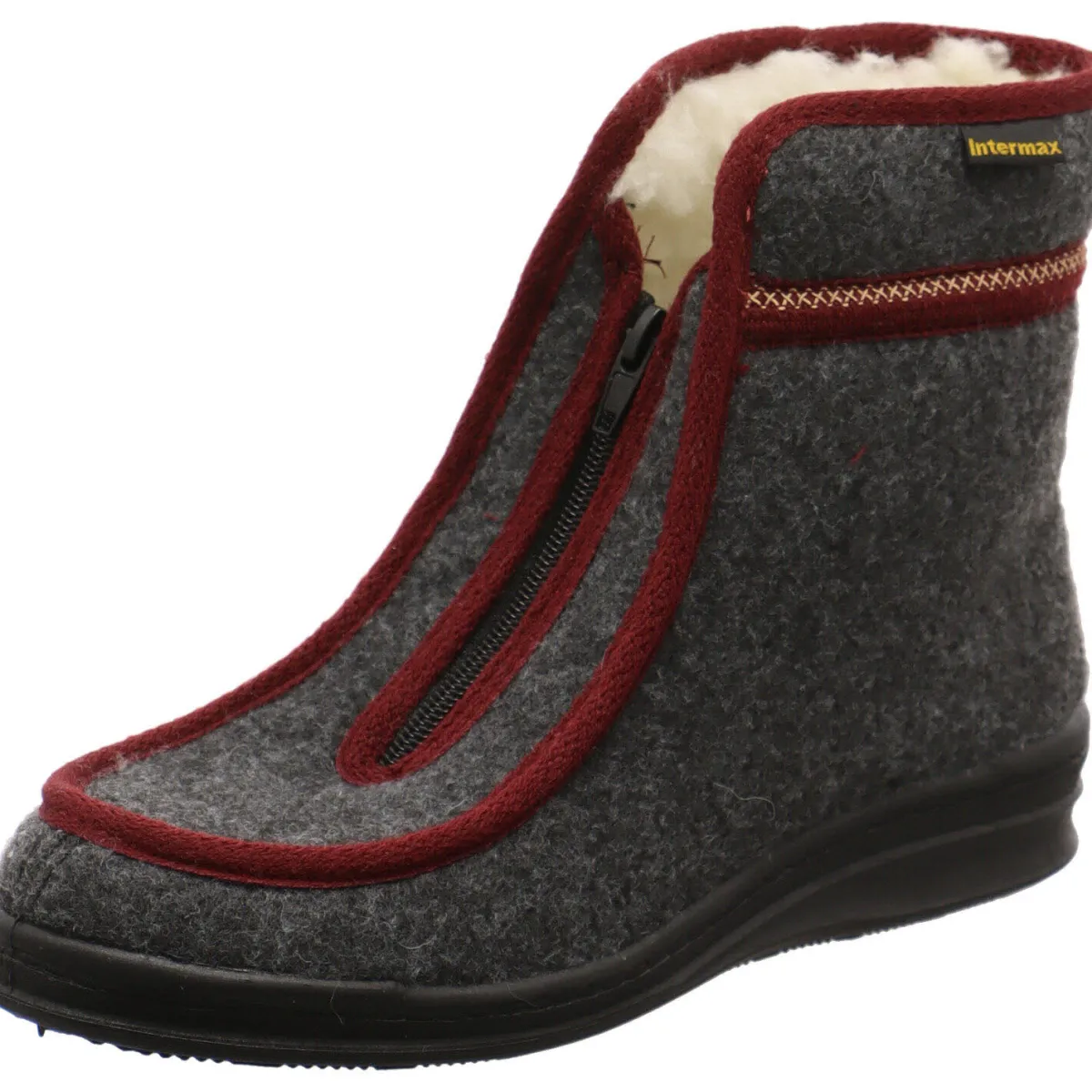 Intermax Hausschuh grau Discount