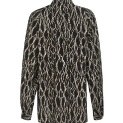 Kaffe Bluse KAdunora Hemd schwarz Outlet