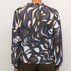 Kaffe Bluse KAmargo Blouse blau Outlet