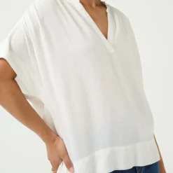 Kaffe Bluse KAmilia Wing SL Blouse weiß Hot