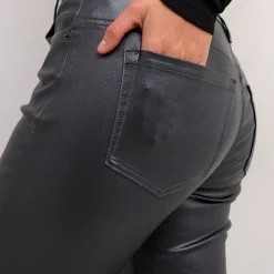 Kaffe Jeans KAviola Cropped Jeans grau