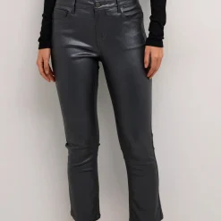 Kaffe Jeans KAviola Cropped Jeans grau