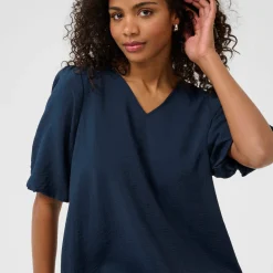 Kaffe Kleid KAellen Dress blau Hot