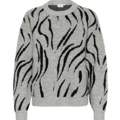 Kaffe Pullover KAbillie Knit grau New