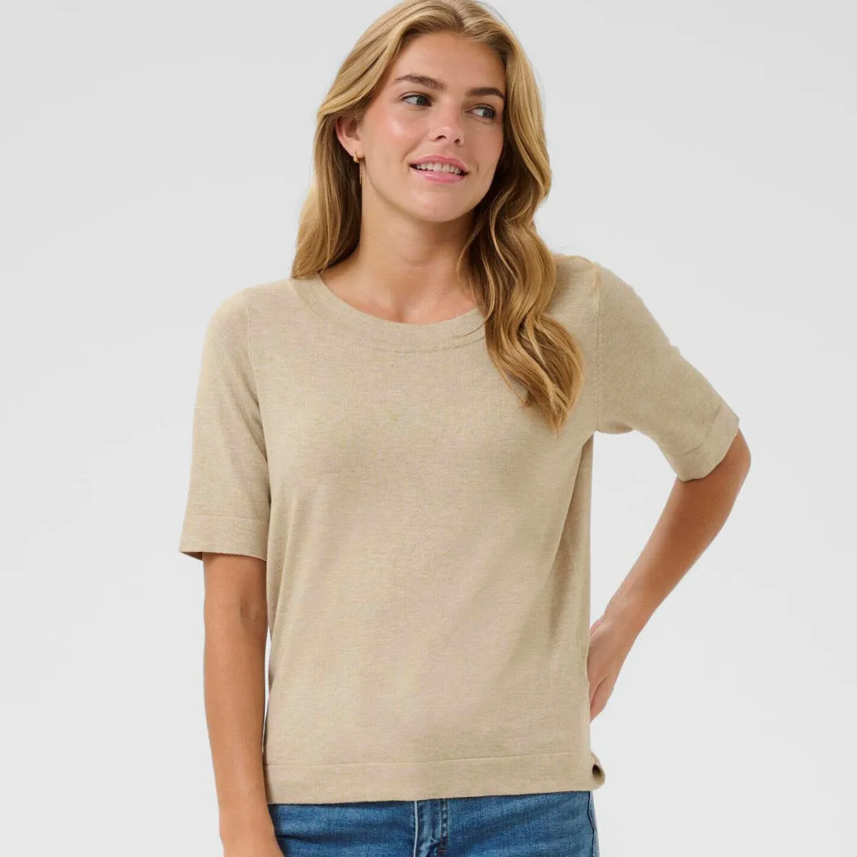 Kaffe Pullover KAlizza beige New
