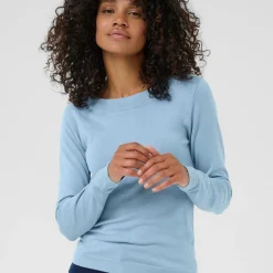 Kaffe Pullover KAlizza Knit blau Sale