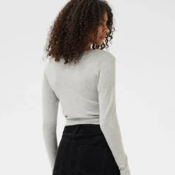 Kaffe Pullover KAlizza Knit grau Clearance