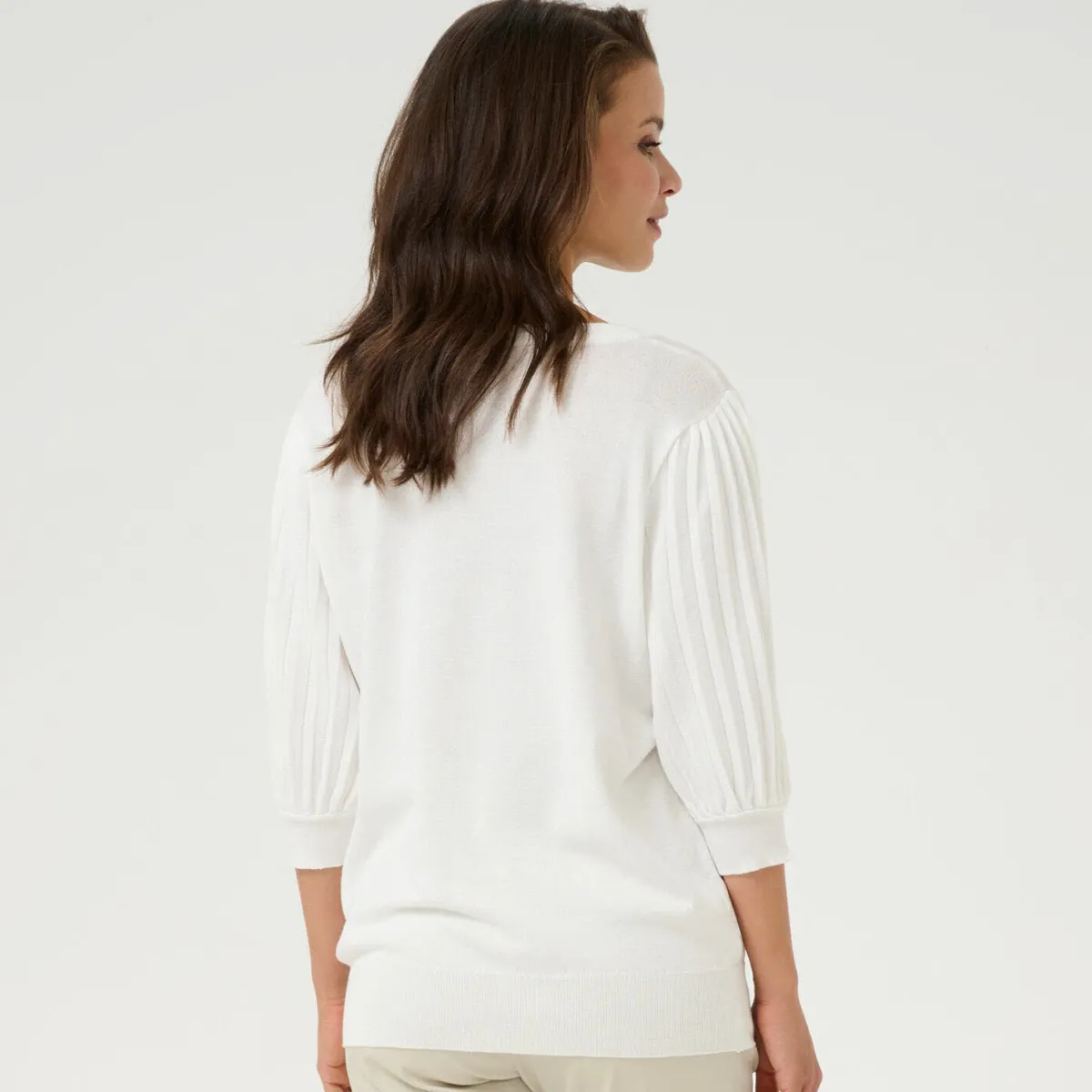 Kaffe Pullover KAlone Knit beige Hot