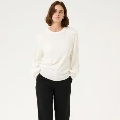 Kaffe Pullover KAlone Knit weiß Online