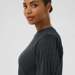 Kaffe Pullover KAlone Knit grau Best