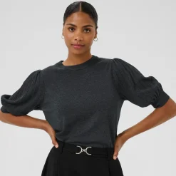 Kaffe Pullover KAlone Knit grau Best