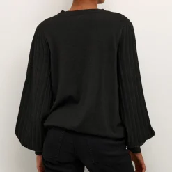 Kaffe Pullover KAlone Knit schwarz Sale