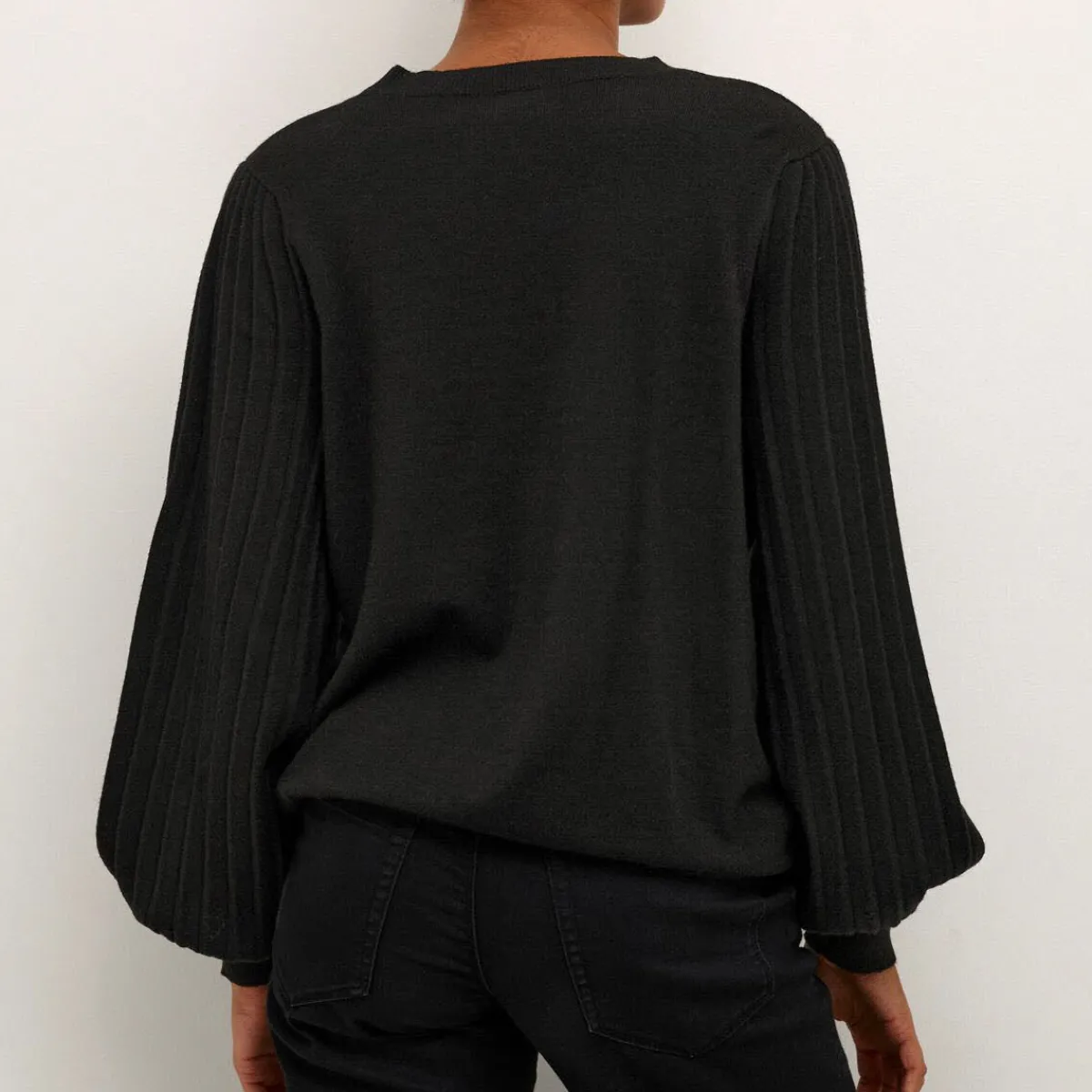 Kaffe Pullover KAlone Knit schwarz Sale