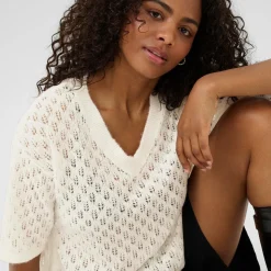 Kaffe Pullover KAlourine weiß New