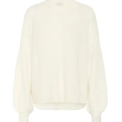 Kaffe Pullover KAluca weiß Outlet