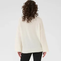 Kaffe Pullover KAluca weiß Outlet