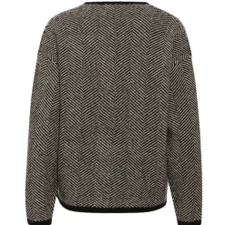 Kaffe Pullover KAverana schwarz Outlet