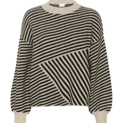 Kaffe Pullover KAverana Knit grau Outlet