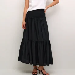 Kaffe Rock KAmaxi Smock Skirt schwarz Hot