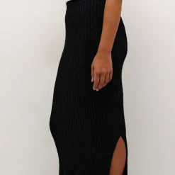 Kaffe Rock KAsilla Knit Skirt schwarz New