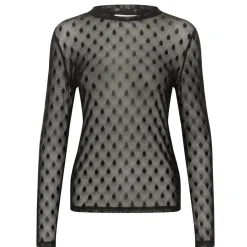 Kaffe Shirt KAmina LS T-Shirt schwarz