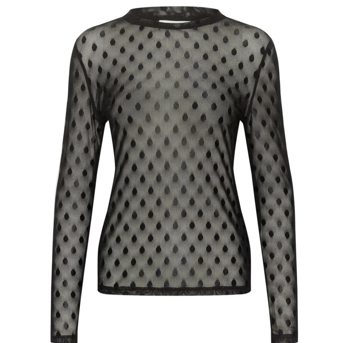 Kaffe Shirt KAmina LS T-Shirt schwarz