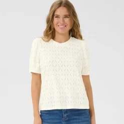 Kaffe Shirt KAtine Blouse weiß Discount