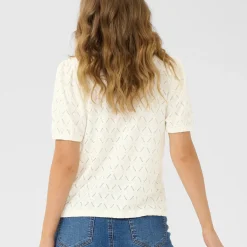 Kaffe Shirt KAtine Blouse weiß Discount