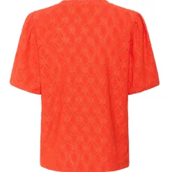 Kaffe Shirt KAtine Blouse rot Discount