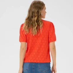 Kaffe Shirt KAtine Blouse rot Discount