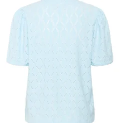 Kaffe Shirt KAtine Blouse blau Outlet