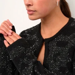 Kaffe Strickjacke KAmirjam Cardigan schwarz Best