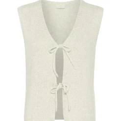 Kaffe Weste KAgerdi Cardigan beige Discount