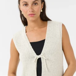 Kaffe Weste KAgerdi Cardigan beige Discount