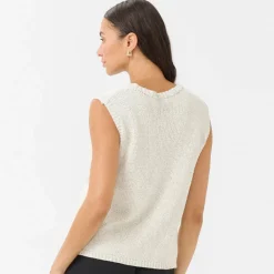 Kaffe Weste KAgerdi Cardigan beige Discount