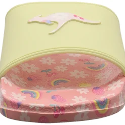 Kangaroos Pantolette K-Slide Print rosa Best